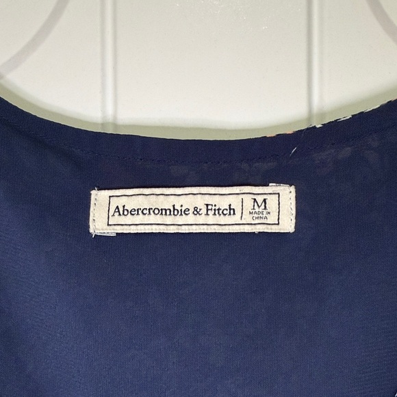 Abercrombie & Fitch Floral Wrap Mini Dress | M | Flowy & Feminine - Picture 4 of 7